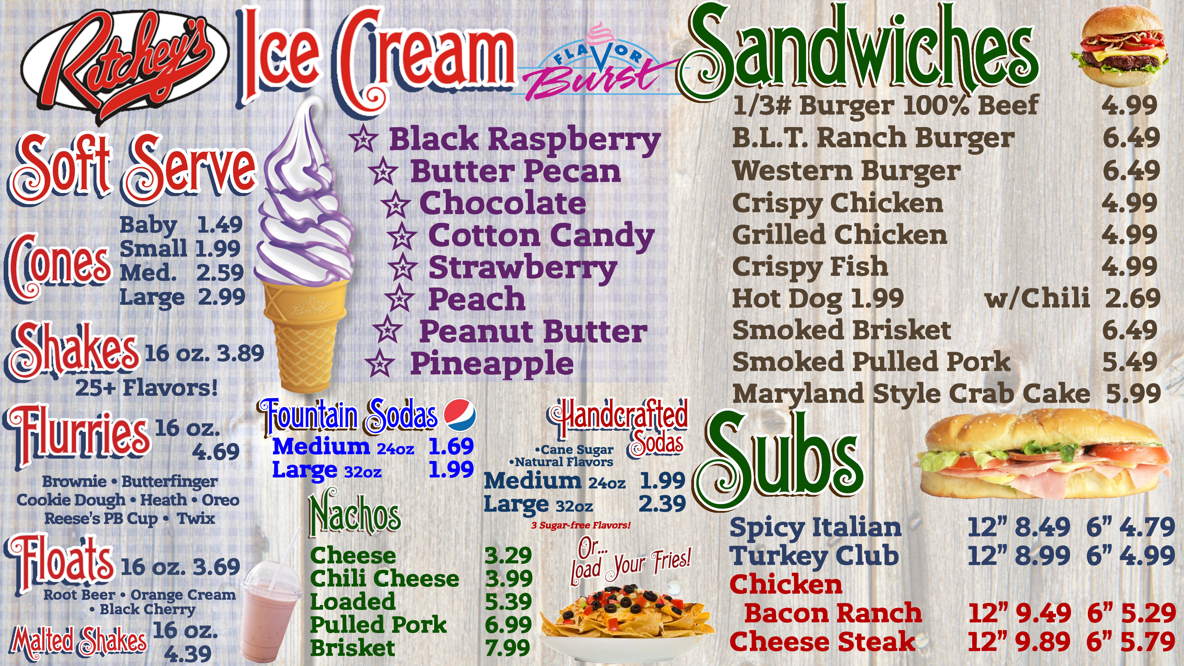 Cafe Menu